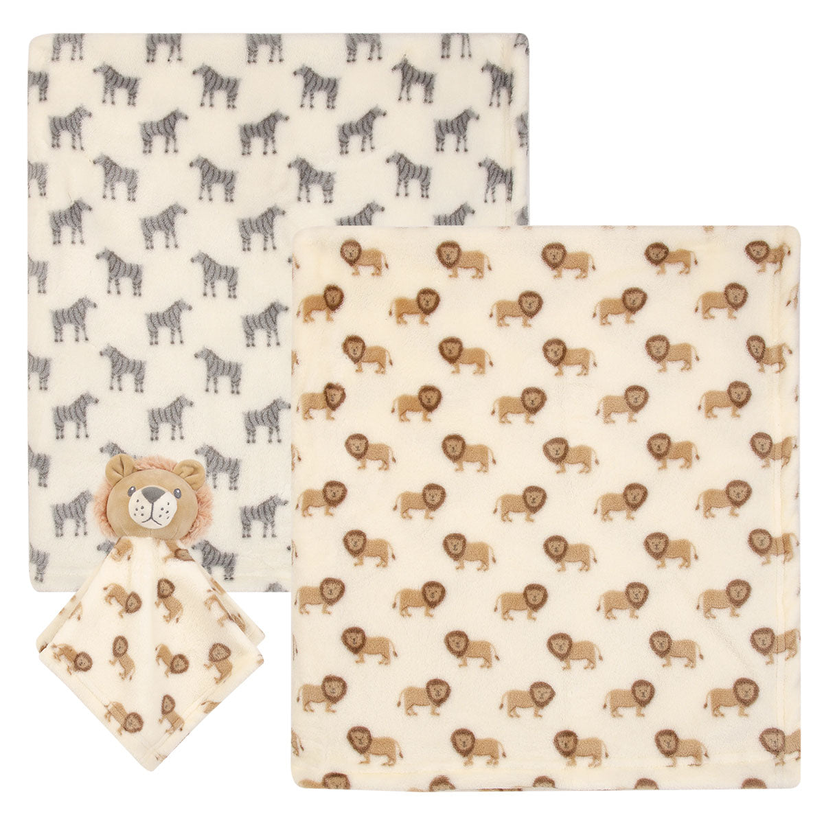 Hudson Baby - Blanket 2pc And Security Blanket - Lion