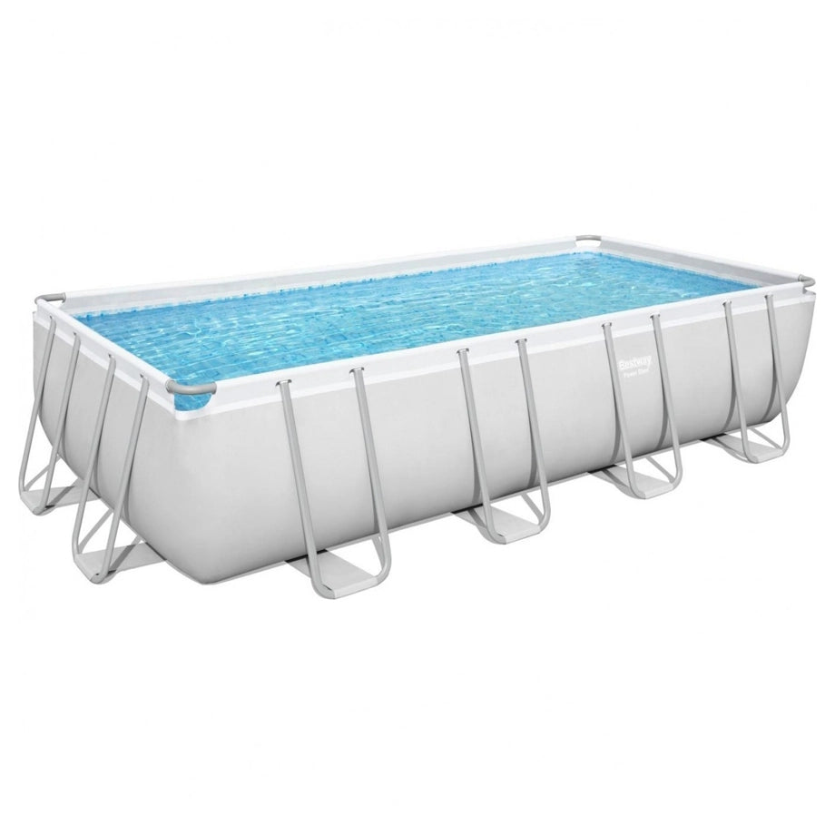 Bestway Power Steel Rectangular Pool Set 4.88m x 2.44m x 1.22m