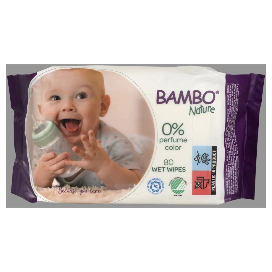 Bambo Nature Wet Wipes 80pcs