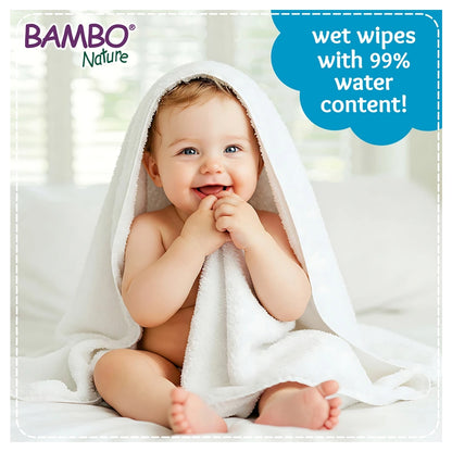 Bambo Nature Water Wipes 60pcs