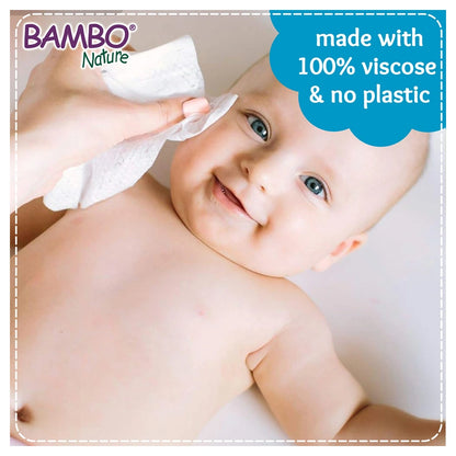 Bambo Nature Water Wipes Pack of 3 (180pcs)