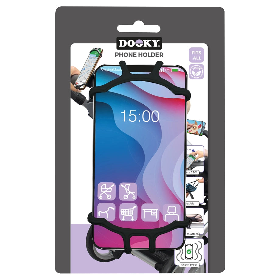 Dooky Universal Phone Holder (Black)