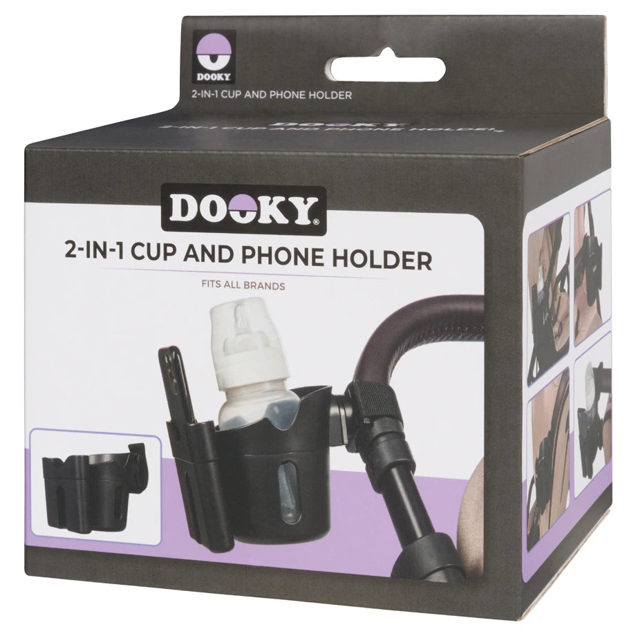 Dooky 2 in 1 Cup and Phone Holder