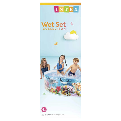 Intex Deep Blue Sea Snapset Pool Ages 3 Plus
