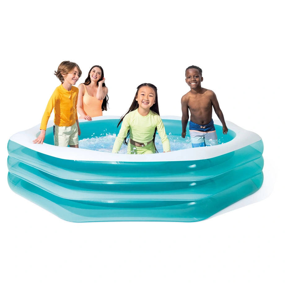 Intex Swim Center Inflatable Octagonal Family Pool