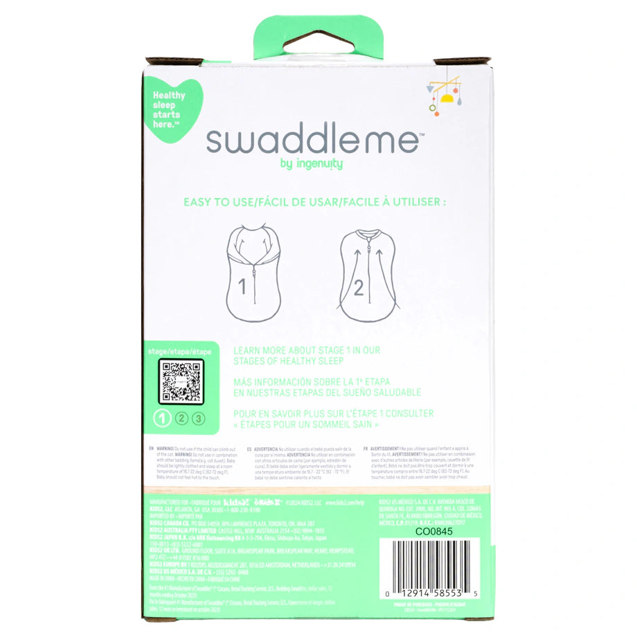 Ingenuity SwaddleMe Infant Swaddle Pod 2-Pack (Little Bees)