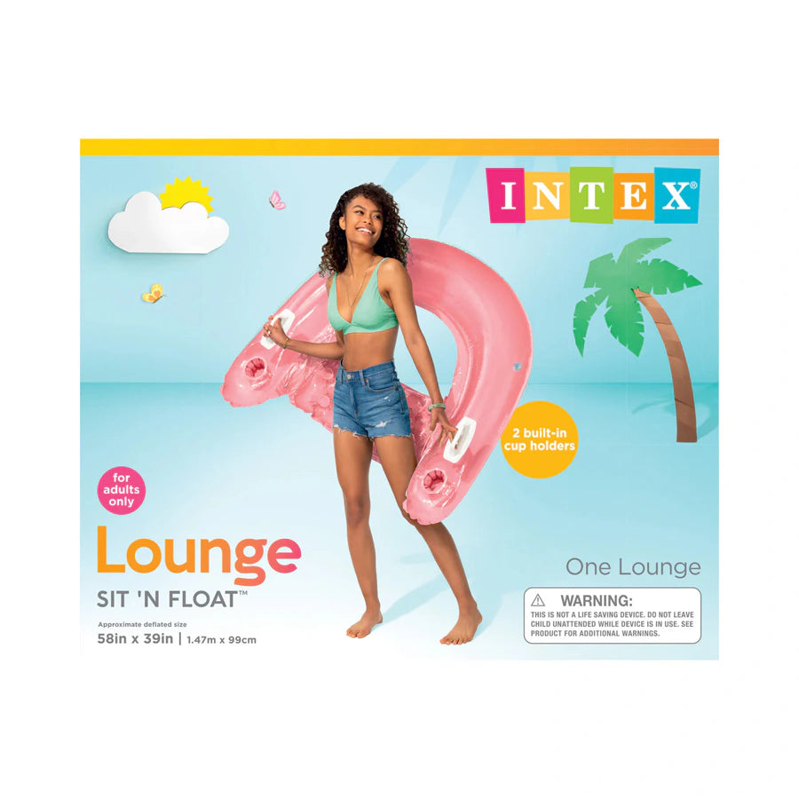 عوامة سباحة قابلة للنفخ من Intex Sit عوامة سباحة قابلة للنفخ من Intex Sit
