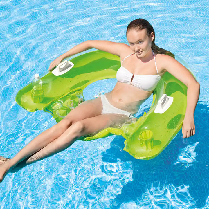 Intex Sit "n" Float Swimming Pool Lounger Inflatable Pool Float