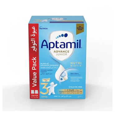 Aptamil Advance Junior 3 Growing Up Formula Milk Powder