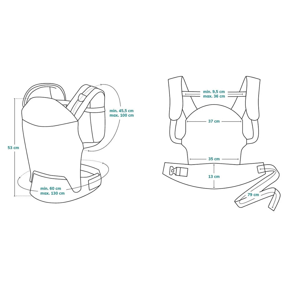 Lionelo Margareet Wave Baby Carrier