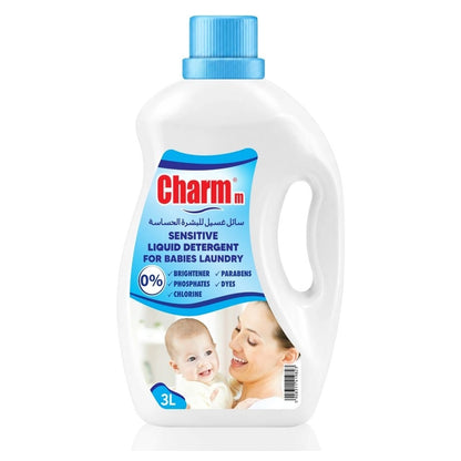 Charmm Sensitive Liquid Detergent for Babies 3L