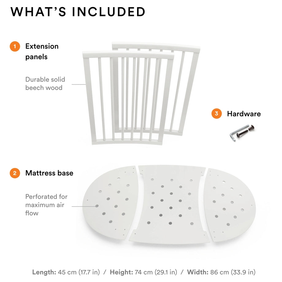 Stokke Sleepi Bed Extension (White)