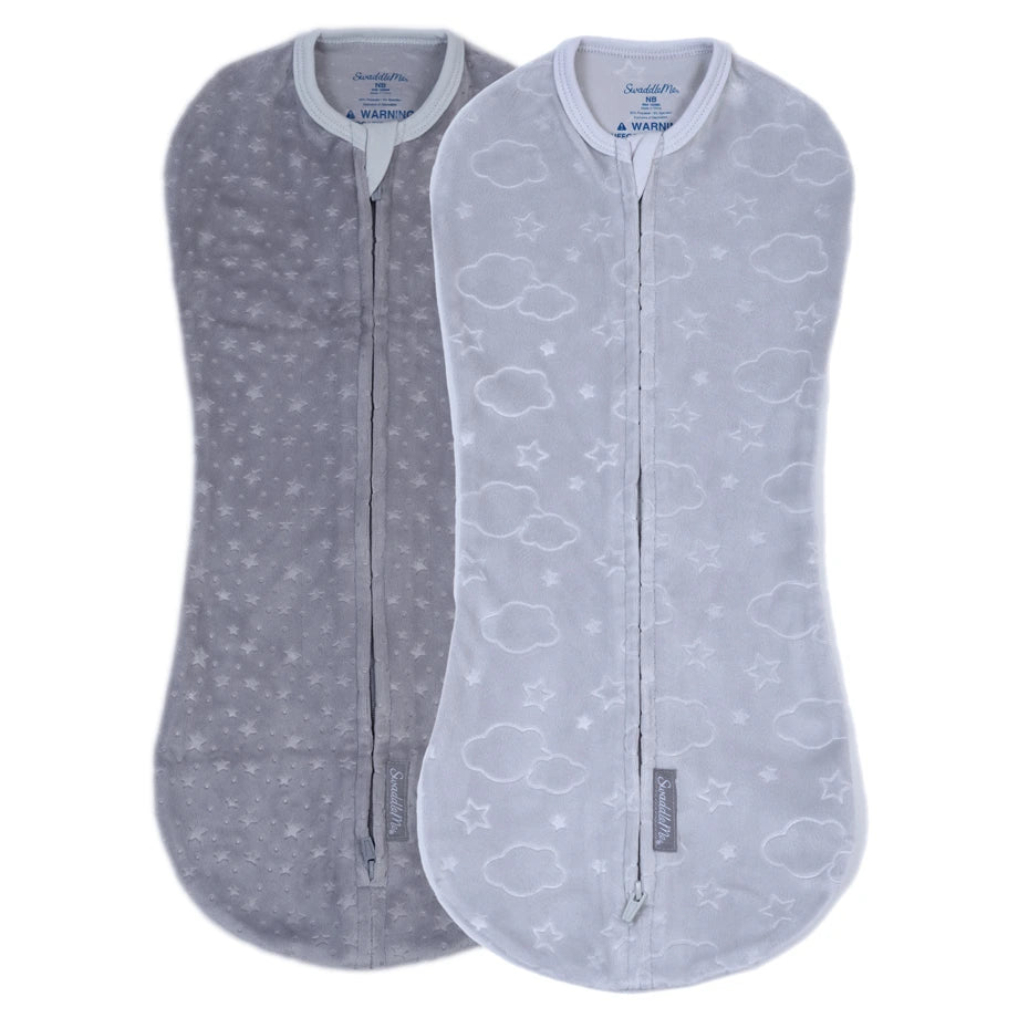 Ingenuity SwaddleMe Velboa Pod 0-2 Months (Clouds & Stars)