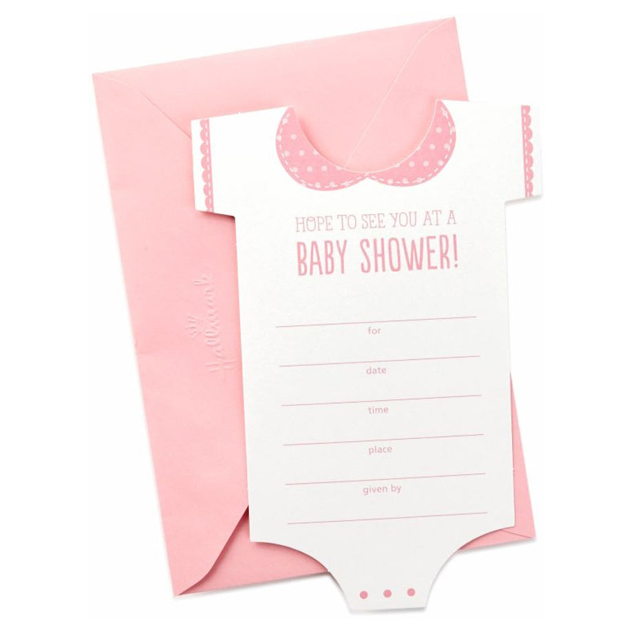 Hallmark Baby Shower Invitation !Oh Baby Girl