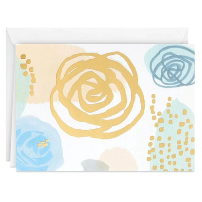 Hallmark Abstract Rose Blank Note Card
