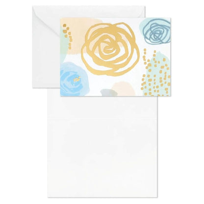 Hallmark Abstract Rose Blank Note Card