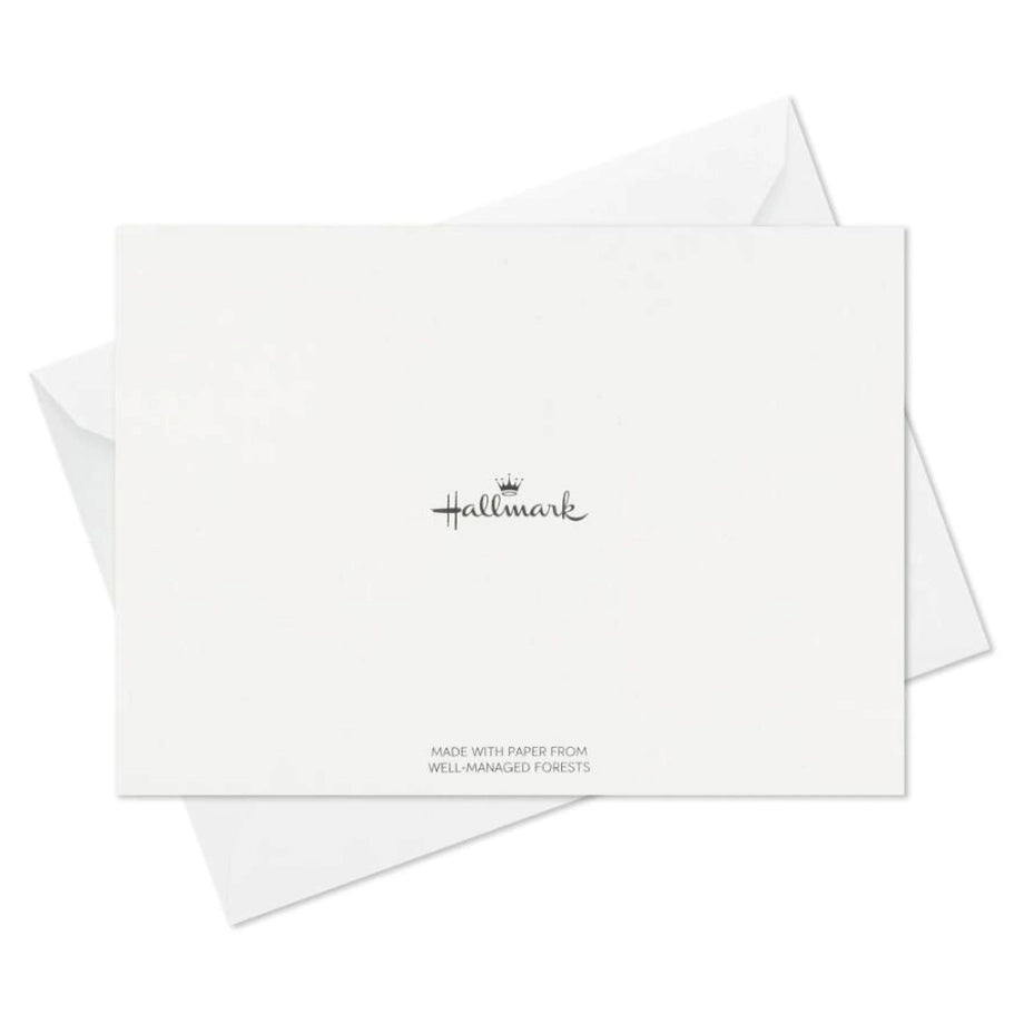 Hallmark Abstract Rose Blank Note Card
