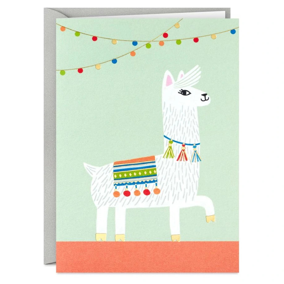 Hallmark Llama Blank Note Card