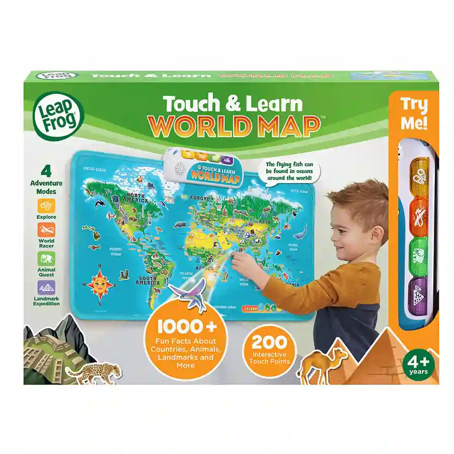 Leapfrog - Touch & Learn World Map Board Leapfrog - Touch & Learn World Map Board