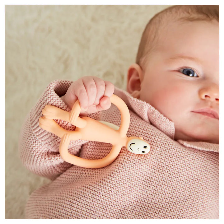 Matchstick Monkey Teething Toy (Peach)