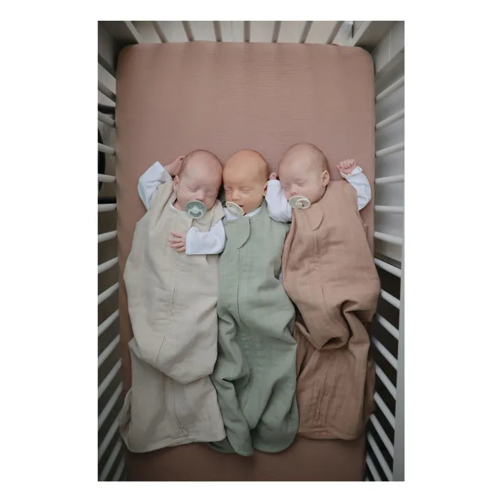 Mushie Muslin Sleep Bag (Blush)