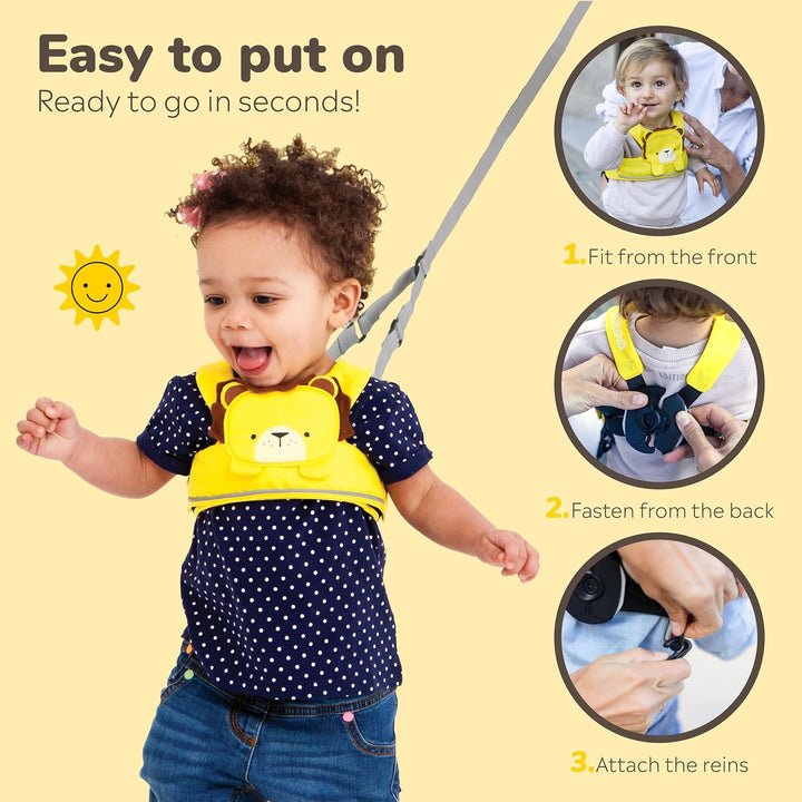 Trunki Toddlepak Walking Reins/Safety Harness (Leeroy Lion)
