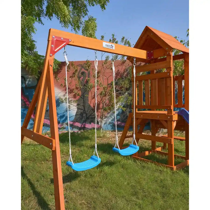 Dynamic Sports Arabian Hyrax Wooden Swing Set