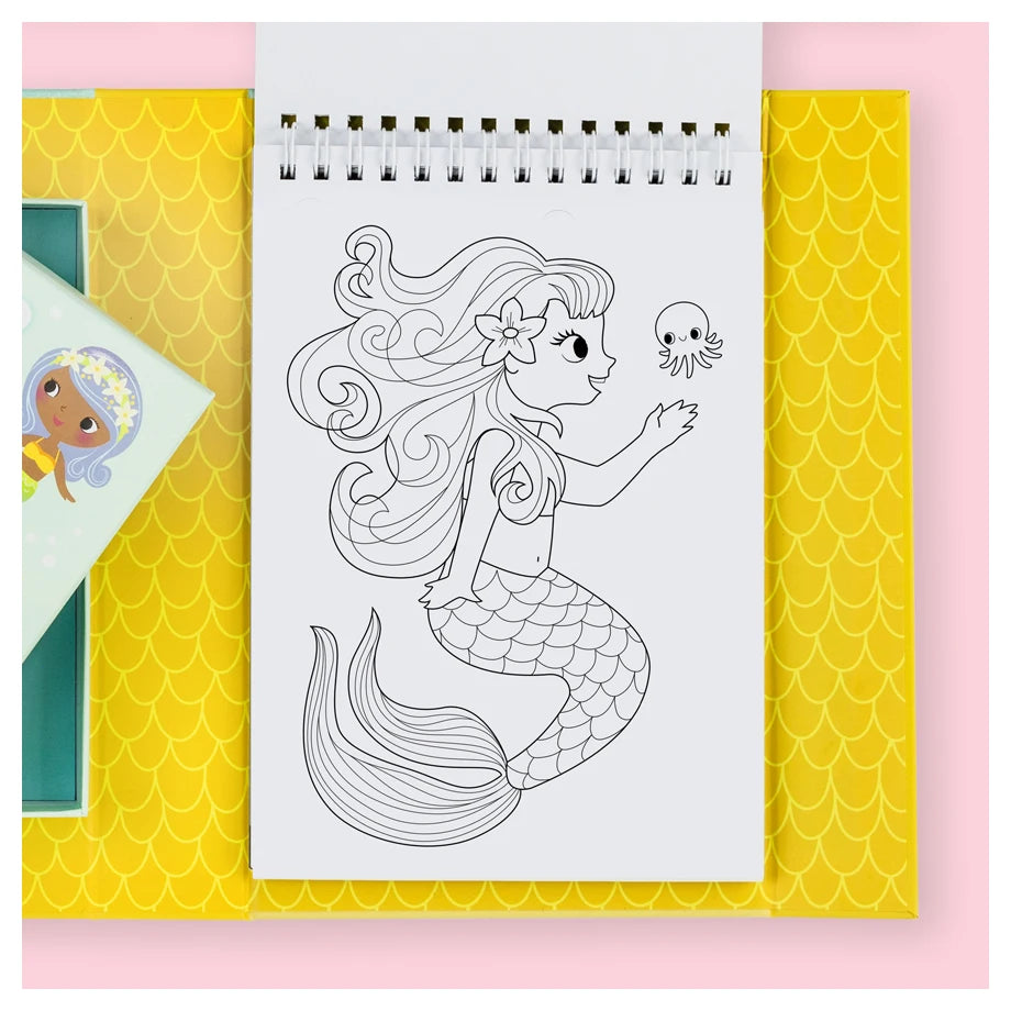 Tiger Tribe Mermaids Colouring Set