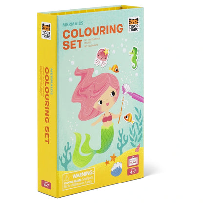 Tiger Tribe Mermaids Colouring Set