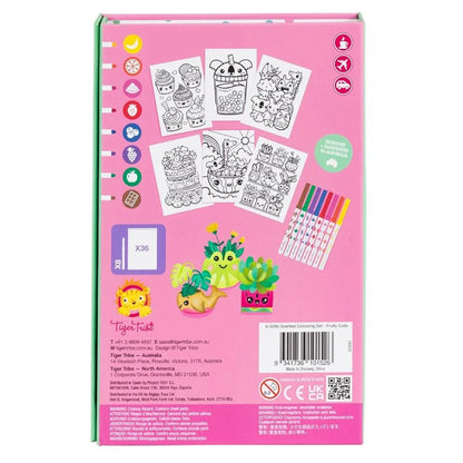 Tiger Tribe Fruity Cutie Scented Colouring Set