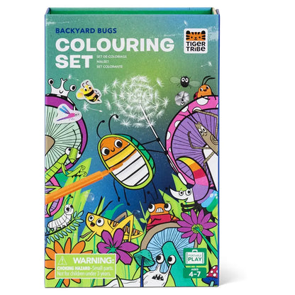 Tiger Tribe Backyard Bugs Colouring Set