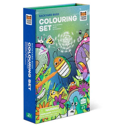Tiger Tribe Backyard Bugs Colouring Set