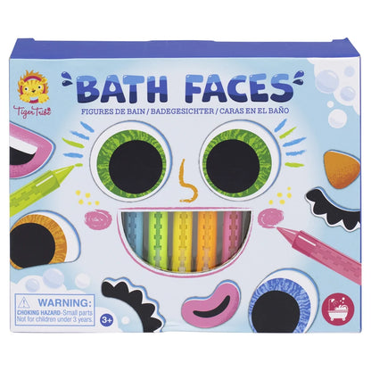 Tiger Tribe Bath Faces Bath Toy Set
