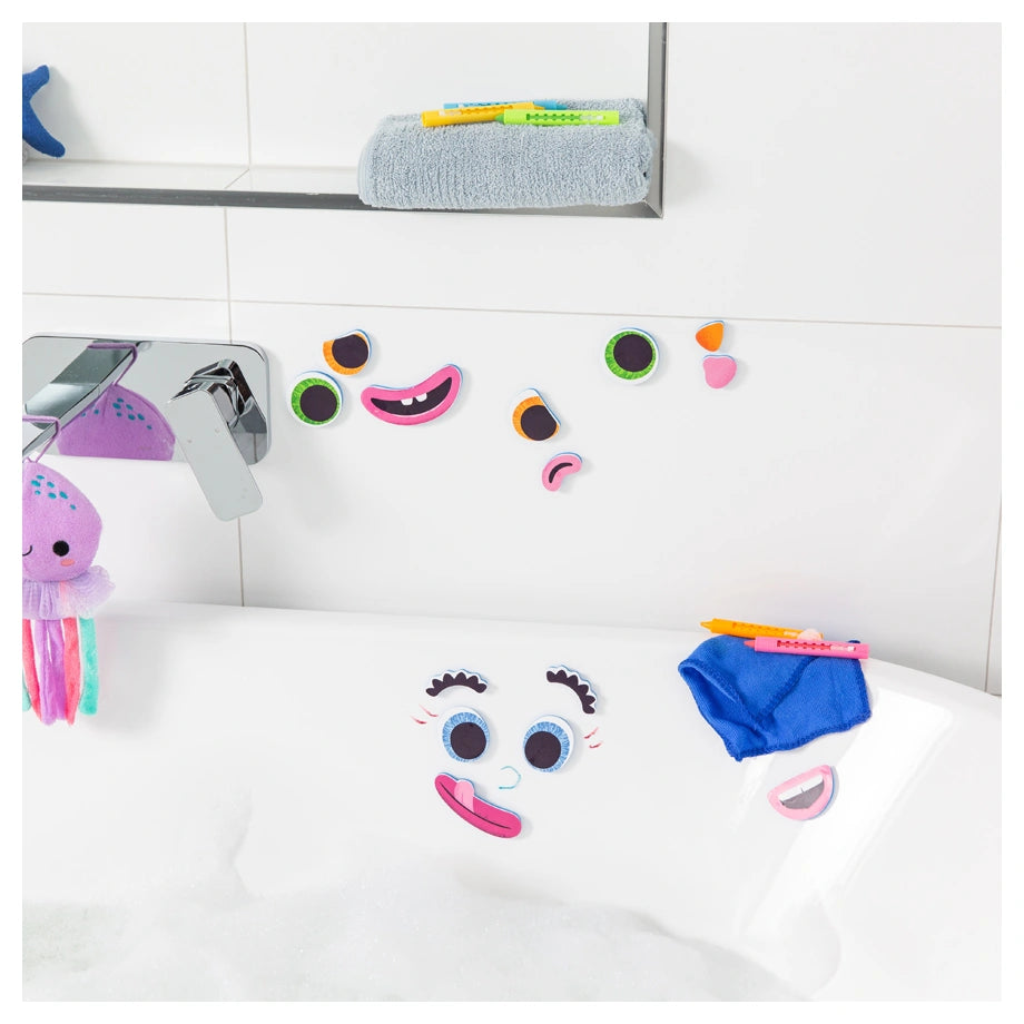 Tiger Tribe Bath Faces Bath Toy Set