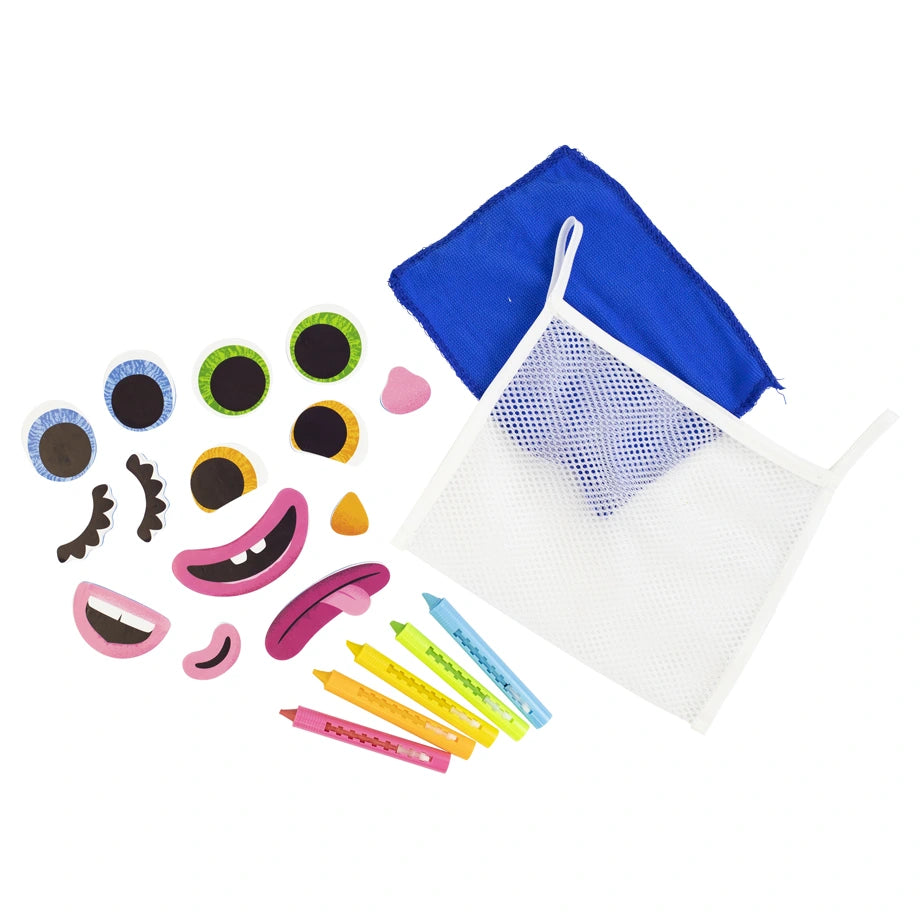 Tiger Tribe Bath Faces Bath Toy Set