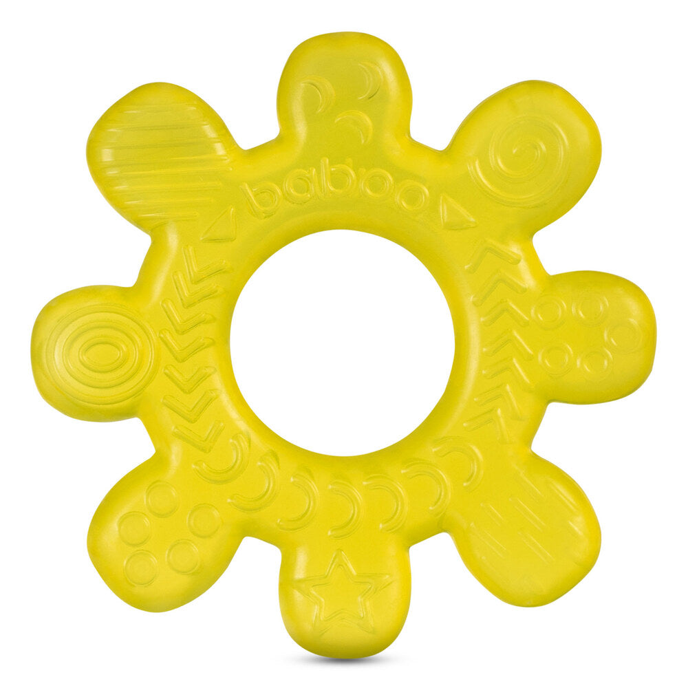 Baboo Baby Teething Toy Cooling Water-Filled Wheel (Yellow)