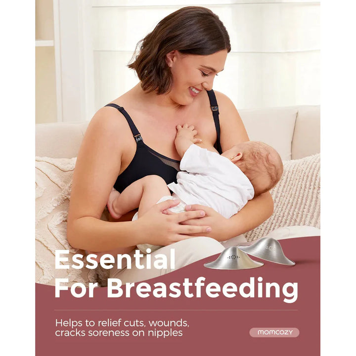 Momcozy 999 Silver Nursing Cups-45m Regular