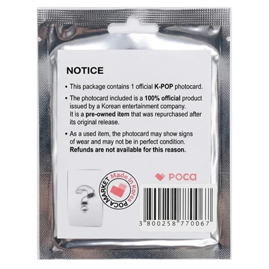 K-POP Cards Poca Marketive Photocard