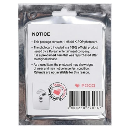 K-POP Cards Poca Marketive Photocard