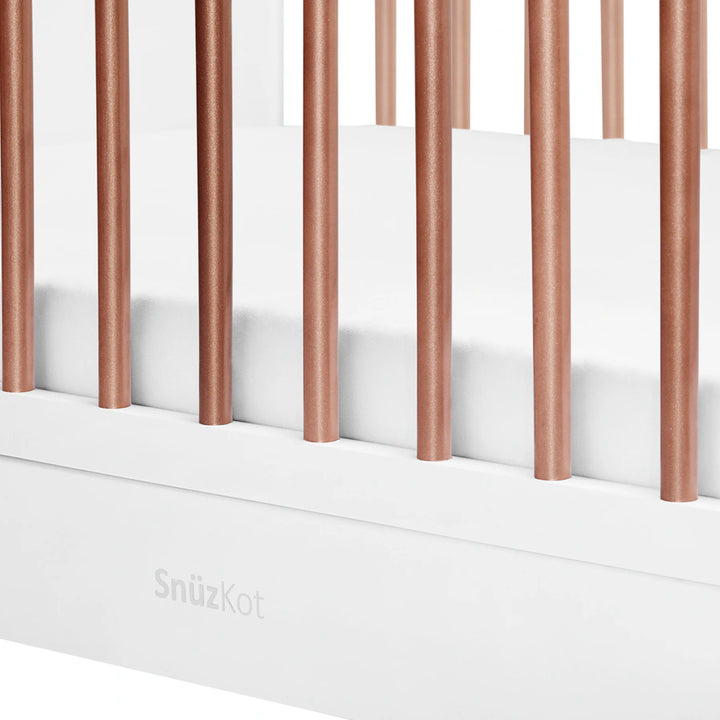 SnuzKot Skandi Cot Bed (Rose Gold)