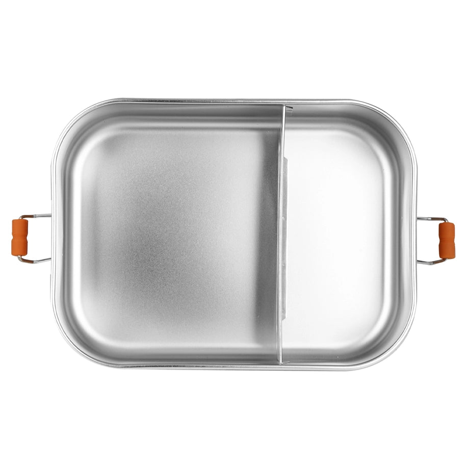Trixie Stainless Steel Lunch Box Large 2 Compartment (Mr Fox)