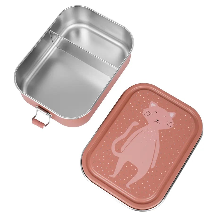 Trixie Stainless Steel Lunch Box Large 2 Compartment (Mrs Cat)