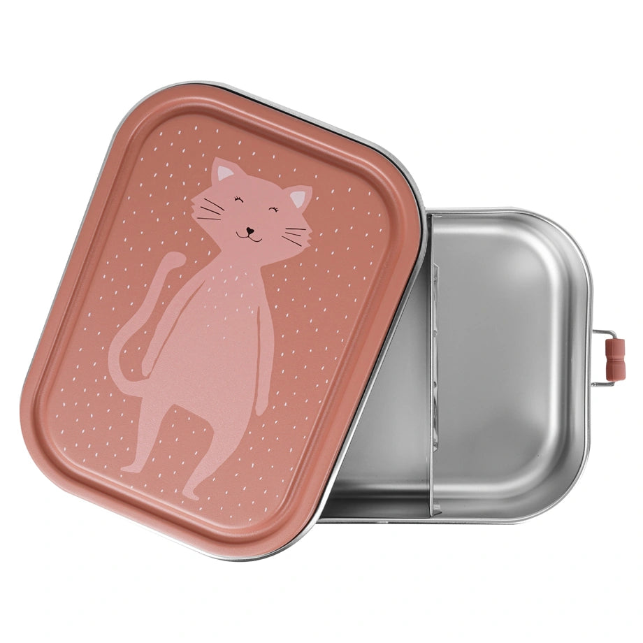 Trixie Stainless Steel Lunch Box Large 2 Compartment (Mrs Cat)