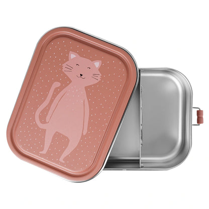 Trixie Stainless Steel Lunch Box Large 2 Compartment (Mrs Cat)