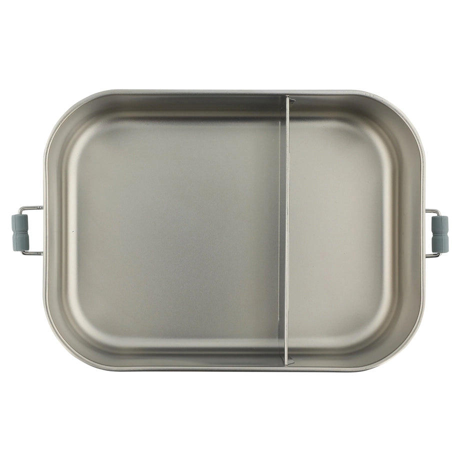 Trixie Stainless Steel Lunch Box Large 2 Compartment (Mr Shark)
