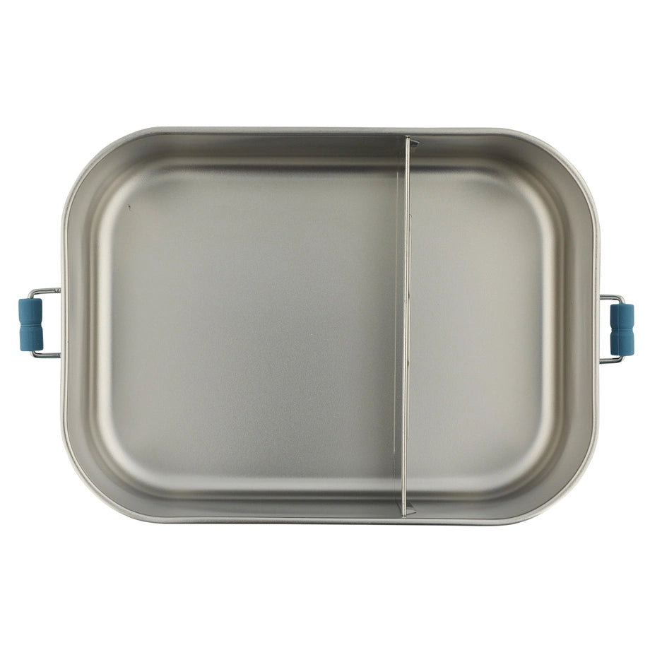 Trixie Stainless Steel Lunch Box Large 2 Compartment (Mr Triceratops)