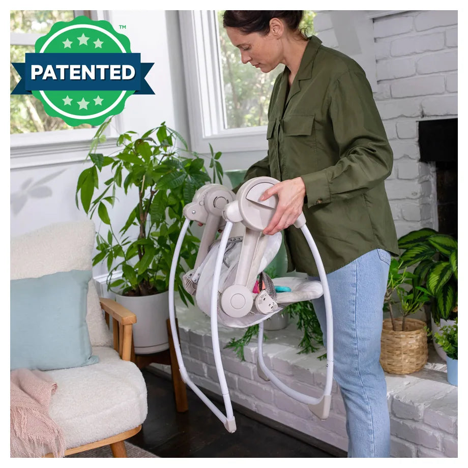 Ingenuity Soothe 'n Delight Portable Swing (Cozy Kingdom)