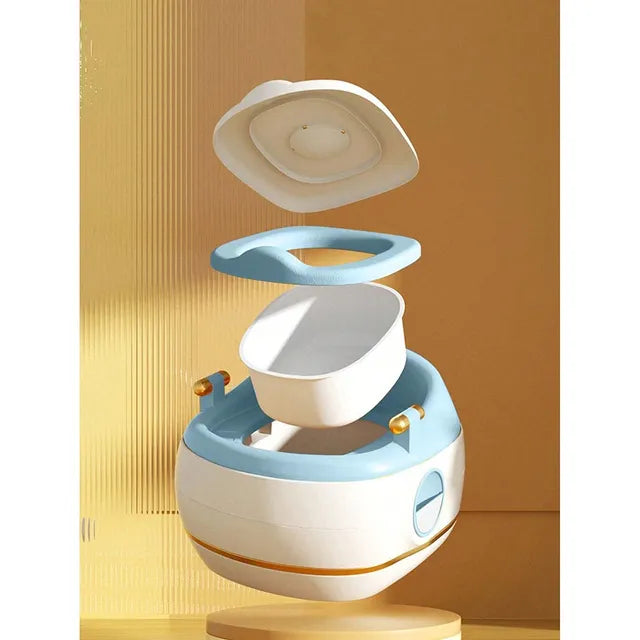 Little Angel 3-in-1 Baby Potty Training Chair Seat (Blue)