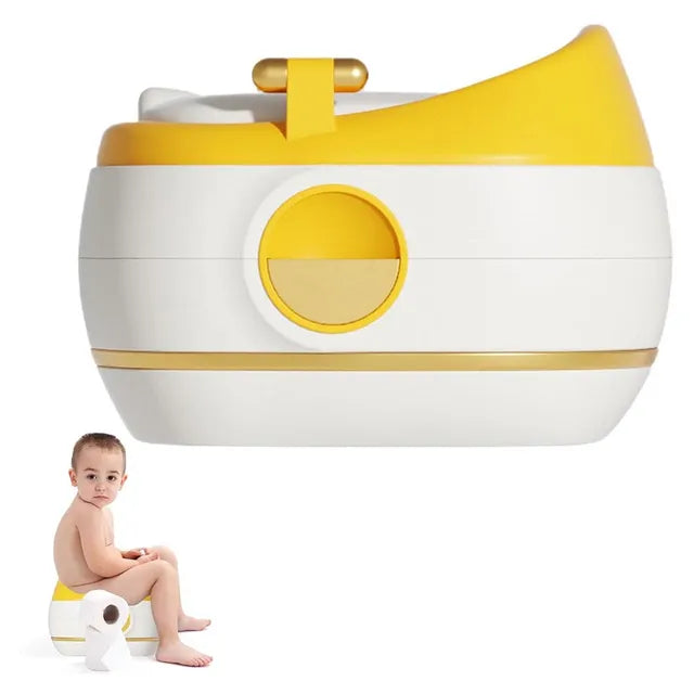 Little Angel 3-in-1 Baby Potty Training Chair Seat (Yellow)