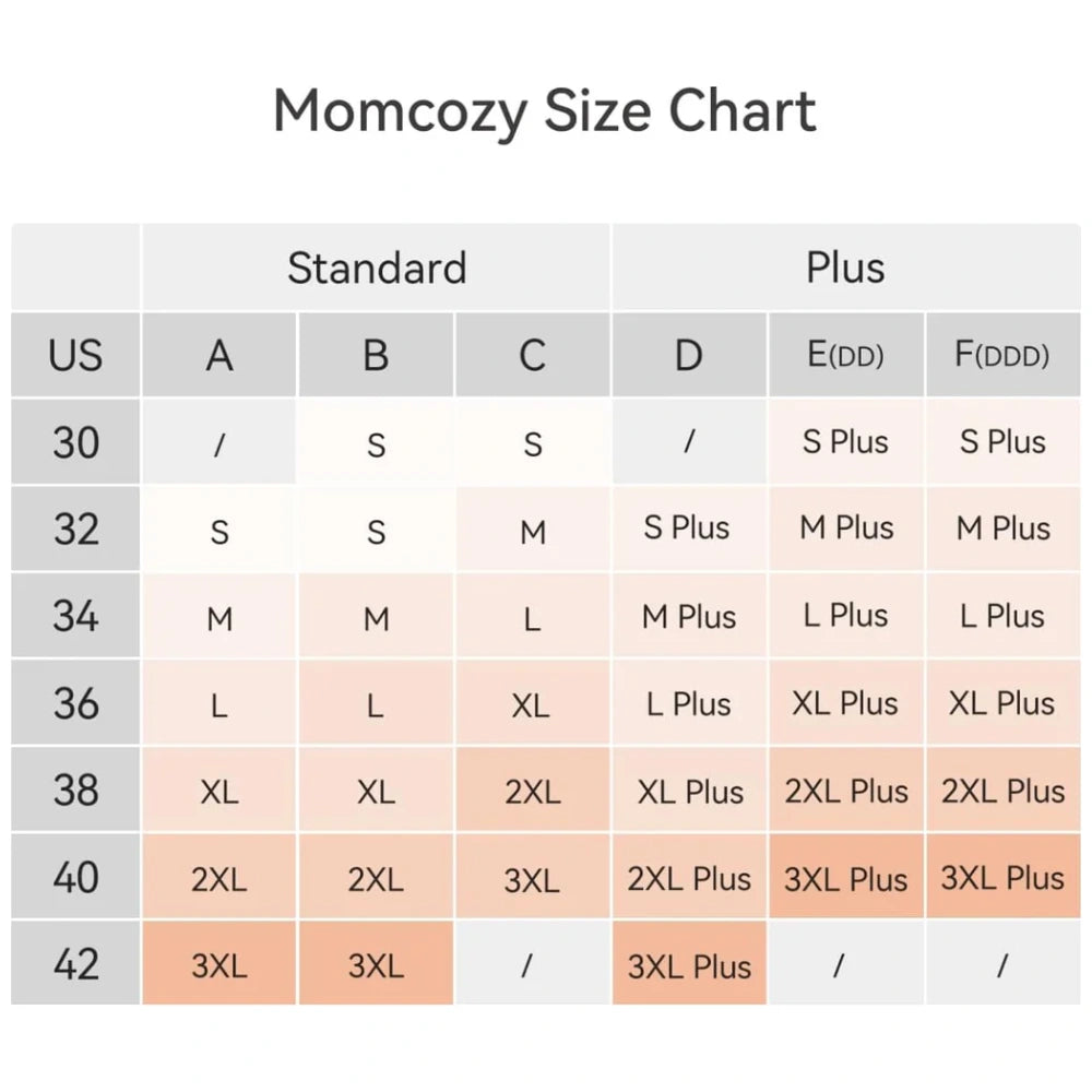 Momcozy All-in-One Super Flexible Pumping & Nursing Bra (Small) - Beige